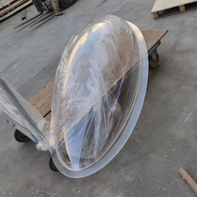 China China oval clear acrylic plastic cover, large oval cover, oval dome for sale