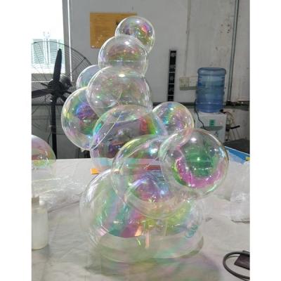 China China Festival Custom Decorative Rainbow Acrylic Bubbles,Colorful Acrylic Balls,Professional Acrylic Manufacturer for sale