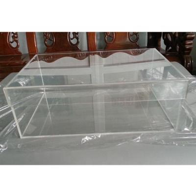 China eco-friendly clear acrylic shoe box, transparent acrylic sneaker box, acrylic shoe packaging box for sale