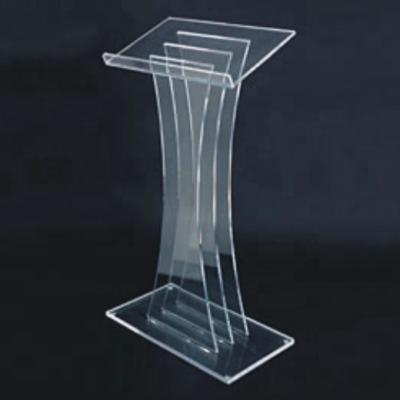 China Commercial Furniture Customized Perspex Top Podium, Perspex Church Podium, Perspex Wedding Podium for sale