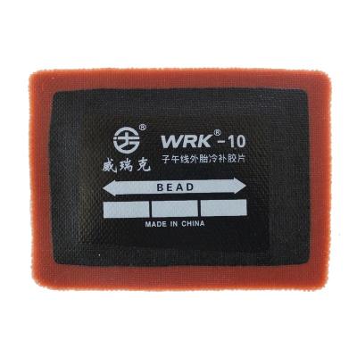 China Rubber tire and inner tube repair patch cold patch WRK-16 radial tire repair patch 130*85mm for sale