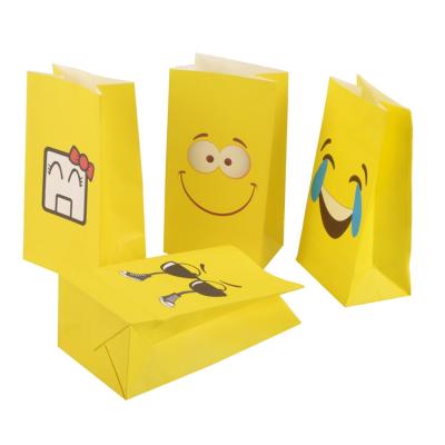 China Craft Candy Gift Baby Shower Packaging Bag Birthday Decoration Party Disposable Paper Bag for sale