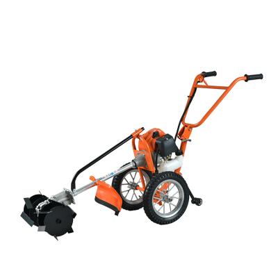 China factory supply hot sale lawn mower tractor 2-Stroke with 2-stroke engine can loosen the soil for sale