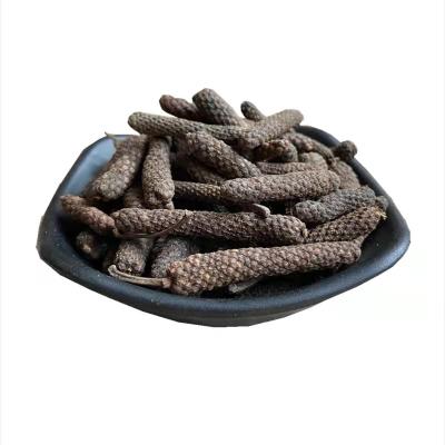 China Big Dry Raw Black Piper Longum Dried Spice Newcomer Piper Long for sale