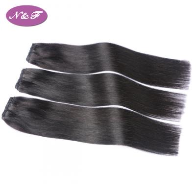 China Wholesale Super Double Drawn Silky Straight Wave Hair Weave Bundles , Silky Straight Remy Hair With High Quality for sale