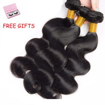 China Raw Virgin Remy Human Hair Weave 100% Body Wave Factory Price Body Wave Bundles For Black Women Shedding No No Tangle for sale