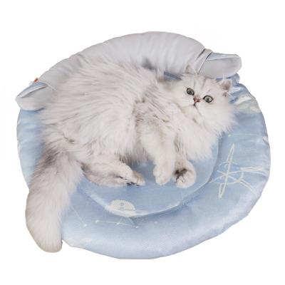 China Factory Direct Hoopet Hot Summer Dog Cat Ice Silk Cooling Mat High Stocked Side Bed for sale