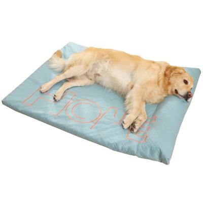 China Customized Hoopet Stocked Raised Pillow Massage Egg Foam Platform Dog Cat Mat Cushion Bed for sale