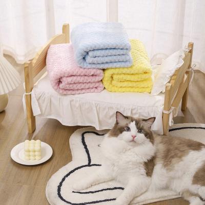 China New Arrival Multifunctional Warm Super Soft Dog Stocked Cat Blanket Cave Fleece Hoopet New Arrival for sale