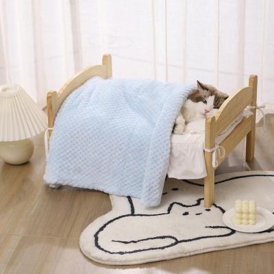 China New Design Hoopet Durable Ultimate Casual Dog Stocked Cat Blanket Decor Quilt for sale