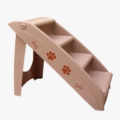 China New Style Durable Strong Hoopet ABS Dog Ramp 4 Steps Stairs Sustainable for sale