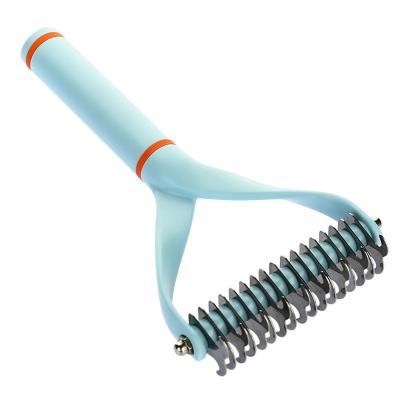 China Viable Factory Direct Safe Double Headed Dog Cat Grooming Metal Dematting Comb from Hoopet for sale