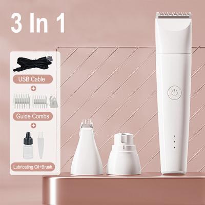 China Sustainable Luxury Hoopet 3 In 1 Kits Super Quiet Electric Dog Cat Nail Clippers Grooming Shaver Sets for sale