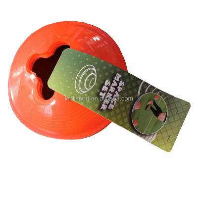 China Big Flower Quality Assurance PE Mouth Football Obstacle Equipment Disc Agility Training Football Cones for sale