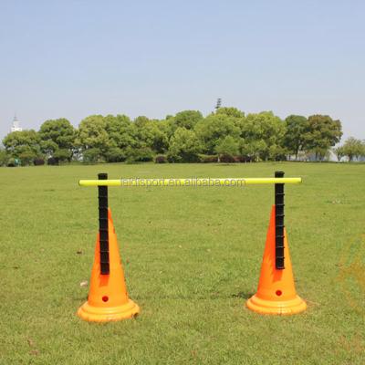 China The PE nimble hurdle is equipped with a high cone rod, which can adjust the football formation proportion and the height of the HU for sale