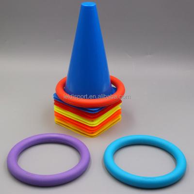 China Game Puzzle Training Equipment New 23cm Emotional Wholesale Equipment Logo Cone Soccer Equipment SSK-835 for sale