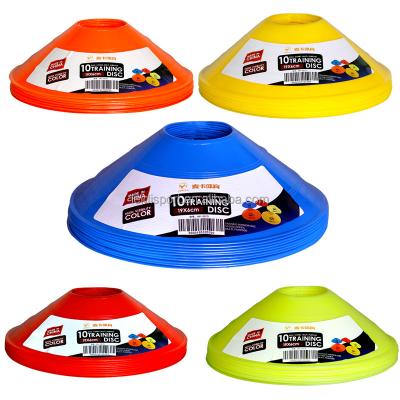 China Hot PE Agile Soccer Football Disc Cone, with bag and support, used for soccer training, for sale