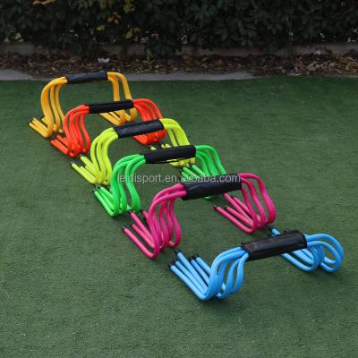 China Wholesale ABS Soccer Football Equipment Speed ​​and Agility Football Training Custom Fitness Adjustable Folding Obstacles for sale