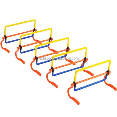 China ABS Football Barrier Frame Adjustable Height Assemble Obstacle Football Training Frame Speed ​​Training Obstacles for sale