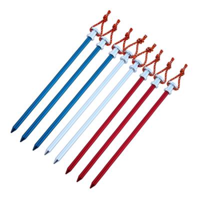 China Wholesale 100 Pcs Durable Durable H-Stakes Signs Outdoor Aluminum Steel Metal H Stake Tent Stake for sale