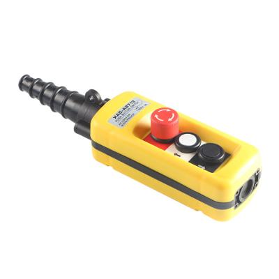 China Emergency Stop XAC Series Emergency Stop Crane Push Button Switch Crane Pendant Rainproof Control Station for sale