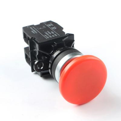 China 250C Series Plastic High Quality Mushroom LA42 Waterproof Momentary Push Button Switch AV 10A for sale