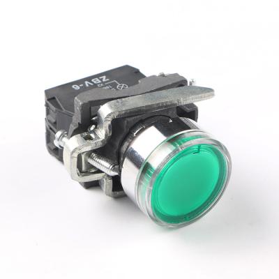 China XB4 series high quality plastic 22mm ba9s led illuminated momentary push button switch with light for sale