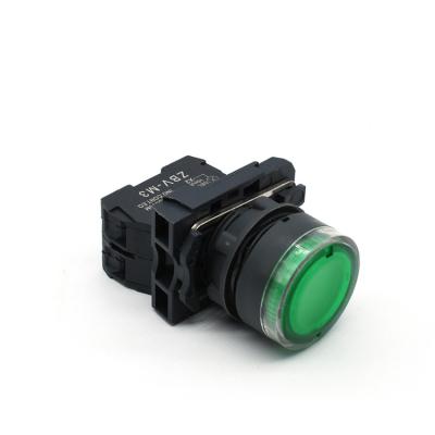 China XB5 series plastic 22mm ba9s led illuminated momentary push button switch with light for sale