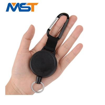 China Advertising Gift Retailer Factory Supply High Quality Custom Logo Retractable Key Chain Reel For Amazon Retailer for sale