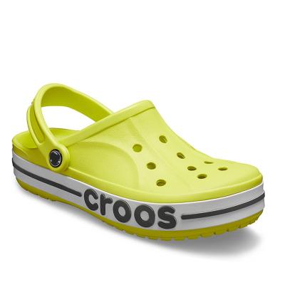 China Flat Children Clogs With 2021 New Logo Children's Clogs EVA Slippers Beach Classic Clogs With LOGO Flat Sandal Breathable Kids Garden Shoes for sale