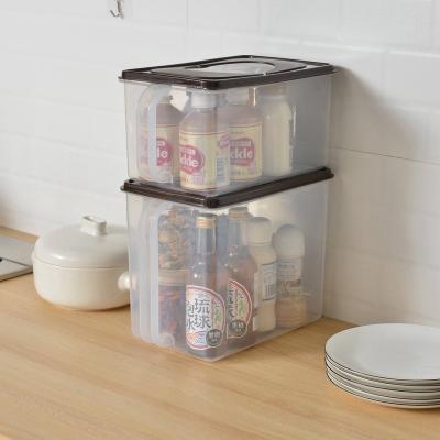 China Household Size Kitchen Tableware Box Plastic Storage Container Multi Viable Box Organizer Stackable Storage Box for sale