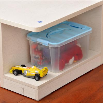 China Customized Viable Portable Household Clothing 10L Organizer Bins Storage Box Kitchen Toy Storage Box Organizer for sale