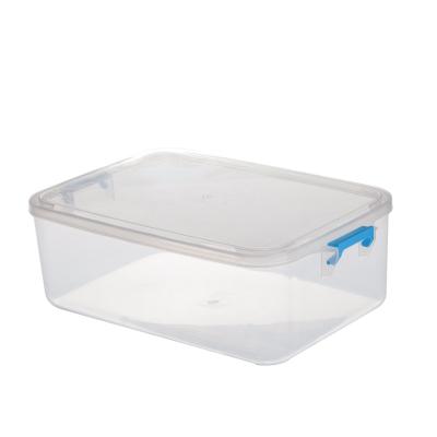 China Viable Customized Plastic Storage Box and Keeper Portable Rectangular Storage Box Food Grade Kitchen Food Grade Bins for sale