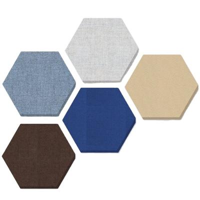 China Modern Factory Direct Supplier Quick Installation Diameter 300Mm*9Mm Pet Hexagon Wall Panel for sale