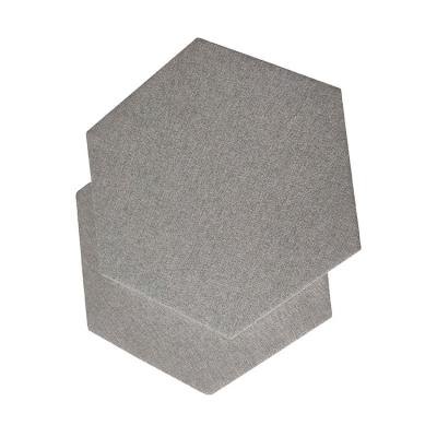 China Modern Factory Supply Hot Sale Sound Absorption And Noise Reduction Pet Hexagon Wall Panel for sale