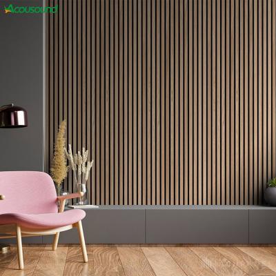 China Modern Custom Akupanel Wooden Slat Acoustic Panels Slated Wood Acoustic Panel Slat Acoustic Panel for sale