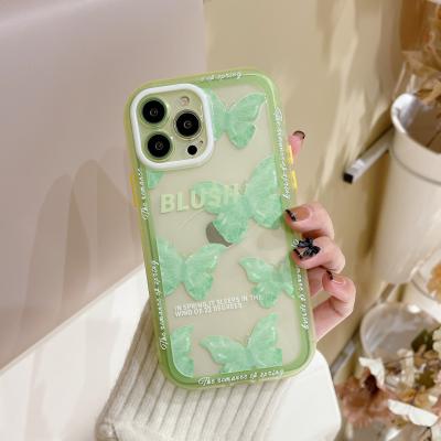 China Cute phone shockproof shockproof case for iphone xs for new tpu cell phone case for iphone 12 pro max butterfly phone case for sale