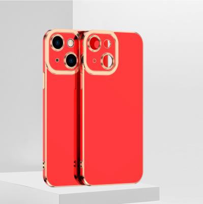 China Shockproof For iPhone 13 Pro Max Custom TPU Fashion Simple Phone Case For iPhone 11 12 Pro Max Plated Phone Case for sale