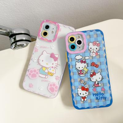 China Wholesale Shockproof TPU Phone Case For iphone xs 11 max cover 12 iphone xs 11 phone case kawaii cartoon kitty anime cellphone case max for sale