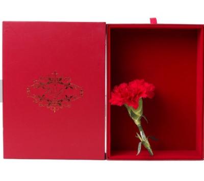 China Rectangle Cosmetic Packaging Gift Box , Foldable Paper Packaging for sale