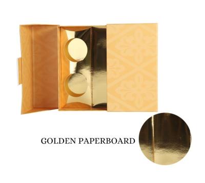 China Custom Paper Cigarette Cigar Gift Box With Gradient Golden Printing for sale