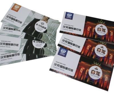 China Custom Advertising Printing Folded Frequent Leaflet Booklet Flyers for sale