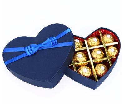 China Luxury Fancy Heart Shaped Packing Chocolate Gift Box Custom Paper Packaging Box/Food/Cake/Pizza/Chocolate Boxes for sale