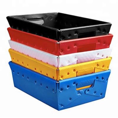 China Mannkie foldable recycled coroplast box pp corrugated plastic boxes for sale