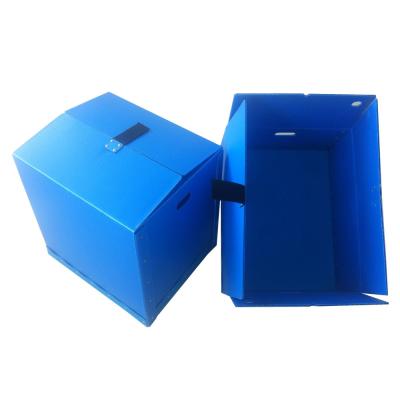 China Customized Folded Corrugated PP plastic coroplast sheet box for sale