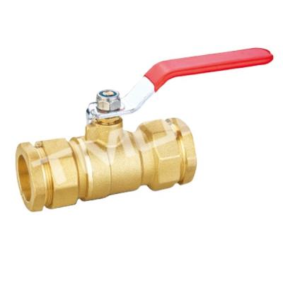 China General 1/2 Inch Full Height PTFE Pressure Port And Nipple Cock Locking Valve One Way Hydraulic Brass Ball Valve for sale