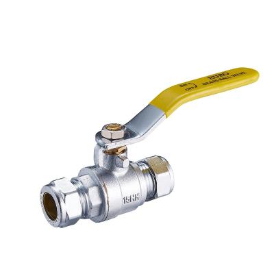 China 1/2 High Quality Brass Water Tap Ball Valve For Korea Lock Water Meter DN15 to100 for sale