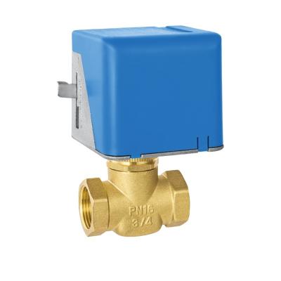 China General Electric Three Way Shut Off Valve / Electric Motor Driven Shut Off Valve / Solenoid Valve with High Quality CW617N Brass Material in TMOK for sale