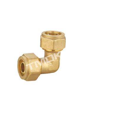 China double union ferrule female connector fittings elbow tube swagelok oilfield 15mm-32mm 90 degree compression for sale