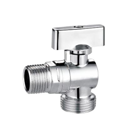 China Modern Chromed Plated Used In Bathroom Brass Angle Valve for sale